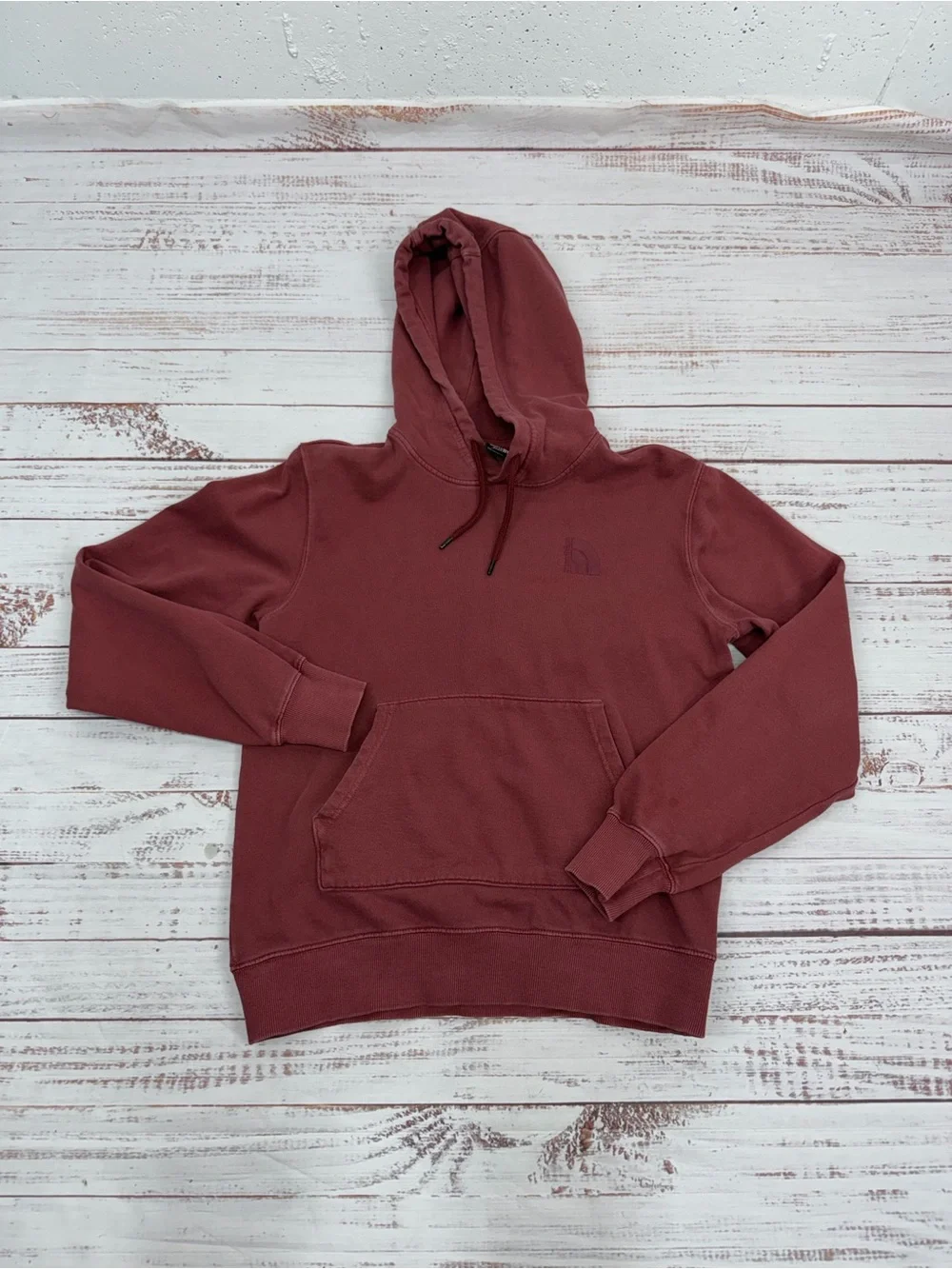The North Face Men’s Small Burgundy Hoodie Sweatshirt